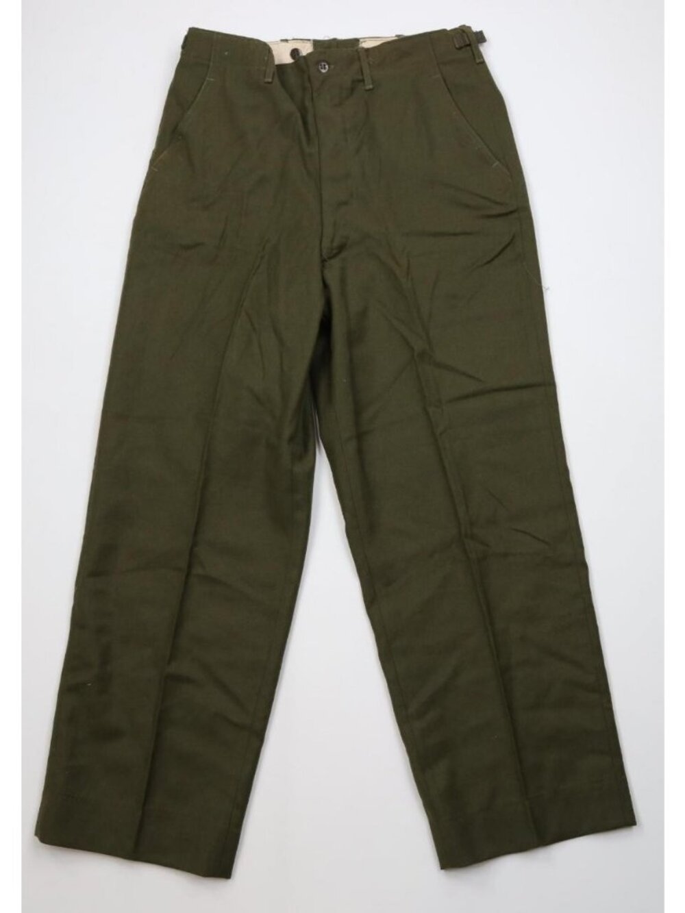 Deadstock Unissued Korean War Mens M Regular Wool M1951 Wide Leg Field Pants USA